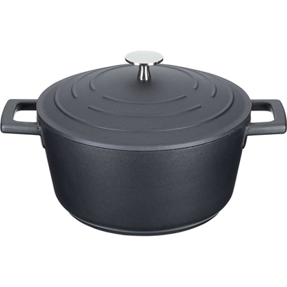 Attēls no Katls ar vāku Masterclass 2.5L 20cm melns, lietais alumīnijs