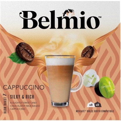 Изображение Kavos kapsulės Belmio Cappuccino, Dolce Gusto kavos aparatams, 8 kapsulės / BLIO80011