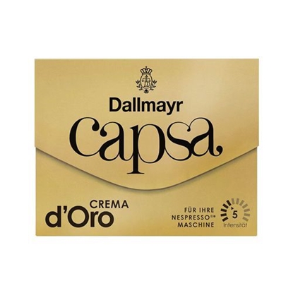 Изображение Kavos kapsulės Dallmayr Capsa Crema d'Oro 10 kaps. Nespresso aparatams