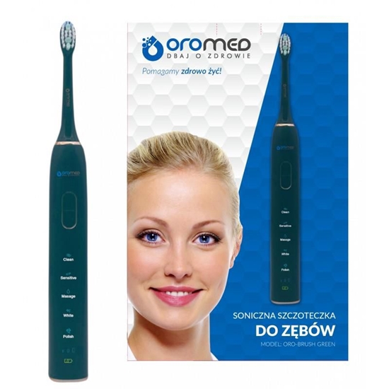 Изображение Kocówka Oromed do szczoteczki sonicznej Oro-Brush green