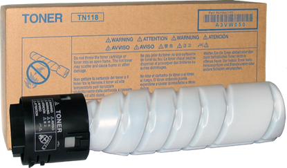 Attēls no Konica Minolta TN118 (TN-118; A3VW050/A3VW051) Double pack Toner Cartridge, Black