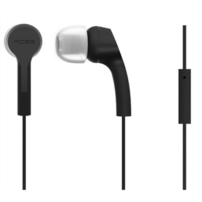 Изображение Koss Headphones KEB9iK In-ear, 3.5mm (1/8 inch), Microphone, Black,