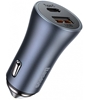 Picture of Lādētājs Baseus Golden Contactor Pro Dual Quick Charger Car Charger USB + USB-C 40W