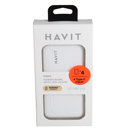 Attēls no Lādētājs-akumulators Havit DOT 89, 10000mAh/2.4A-12