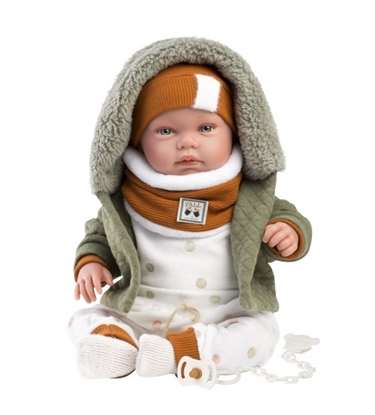 Attēls no Lelle Talo puika 44 cm (raud, runā, ar mānekli, mīkstais ķermenis) Spānija LL84465