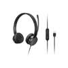 Picture of Lenovo 4XD1K18260 headphones/headset Wired Head-band Music/Everyday USB Type-A Black