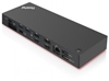 Picture of Lenovo 40AN0135EU laptop dock/port replicator Wired Thunderbolt 3 Black, Red