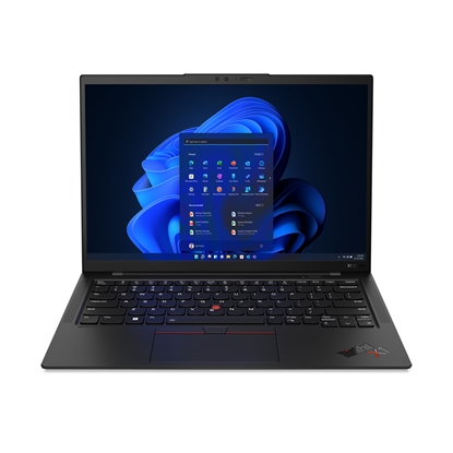 Attēls no Lenovo ThinkPad X1 Carbon Laptop 35.6 cm (14") Touchscreen WUXGA Intel® Core™ i7 i7-1355U 32 GB LPDDR5-SDRAM 1 TB SSD Wi-Fi 6E (802.11ax) Windows 11 Pro Black