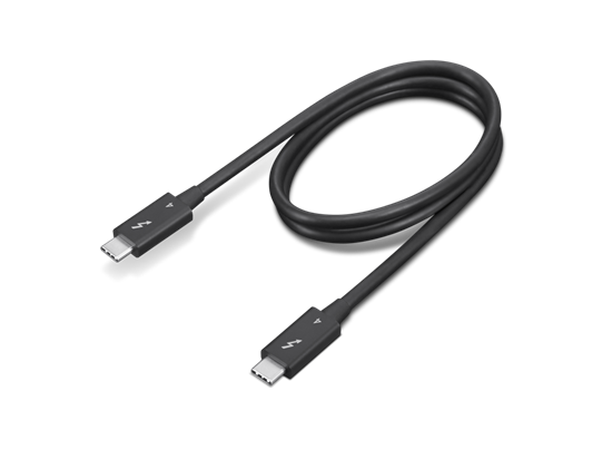 Picture of Lenovo 4X91K16968 Thunderbolt cable 0.7 m 40 Gbit/s Black