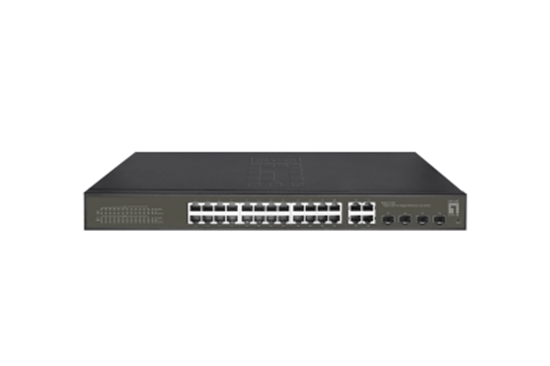 Picture of LevelOne GES-2128P Hilbert 28-Port Gigabit PoE Smart Switch