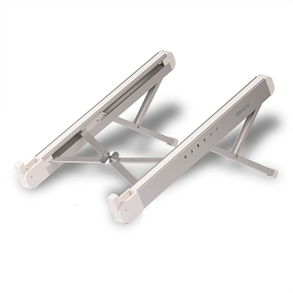 Изображение Lindy 20916 laptop stand Silver, White 39.6 cm (15.6")