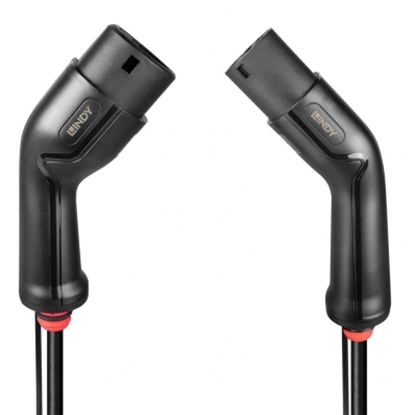 Attēls no Lindy 30113 electric vehicle charging cable Black Type 2 3 7 m