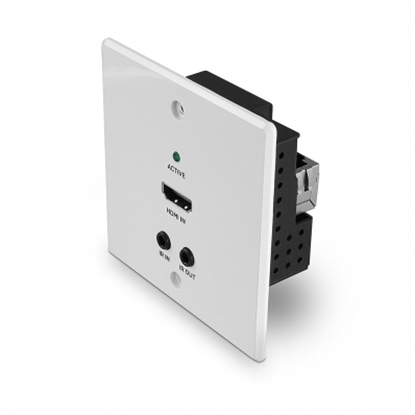 Picture of Lindy 70m Cat.6 HDMI 4K60, IR & RS-232 HDBaseT UK Wall Plate Extender, Transmitter