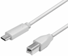 Picture of Logilink USB-C Male - USB-B Male 2m Grey