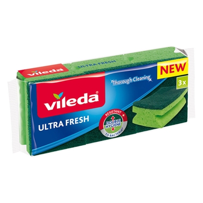 Picture of Švamme trauku mazg. Vileda Ultra Fresh Anti-Bacterial 3gab.