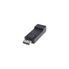Изображение Manhattan DisplayPort 1.1 to HDMI Adapter, 1080p@60Hz, Male to Female, Black, DP With Latch, Not Bi-Directional, Three Year Warranty, Polybag