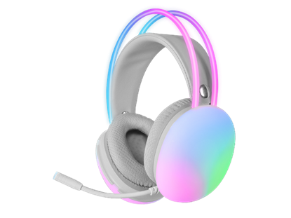 Picture of Mars Gaming MH-GLOW RGB Chroma Flow Gaming Headphones 3.5mm / USB