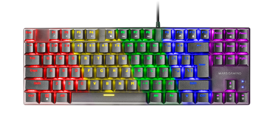 Изображение Mars Gaming MK80 Gaming Mechanical Keyboard RGB / Brown Switch / US