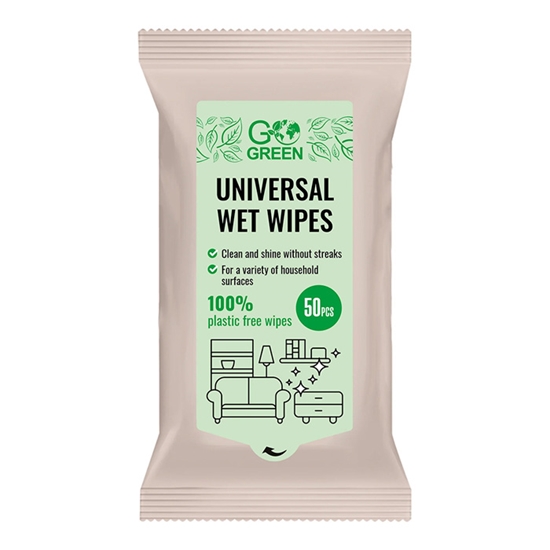 Изображение Mitrās salvetes universālas 50gab.