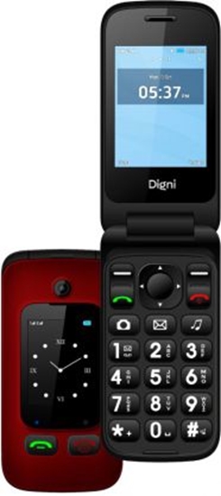 Picture of Telefon komórkowy Estar MOBILE PHONE ESTAR DIGNI FLIP RED