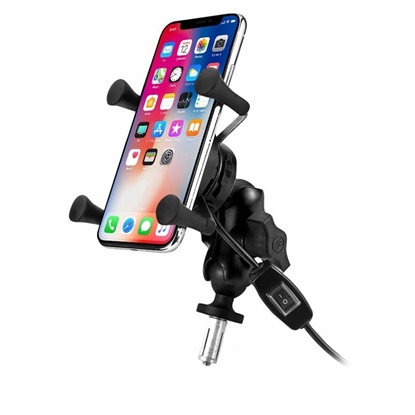 Attēls no MOTORBIKE PHONE HOLDER FREEDCONN MC7W WITH INDUCTIVE CHARGER
