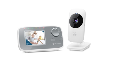 Изображение Motorola VM482 video baby monitor 300 m FHSS Silver, White