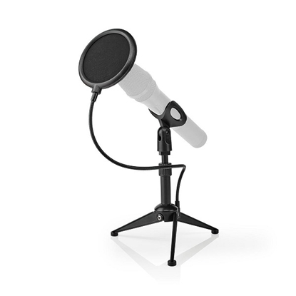 Picture of MPST01BK-Mikrofona statīvs | Augstuma diapazons:194 - 230 mm | Turētāja diametrs: zem 44 mm