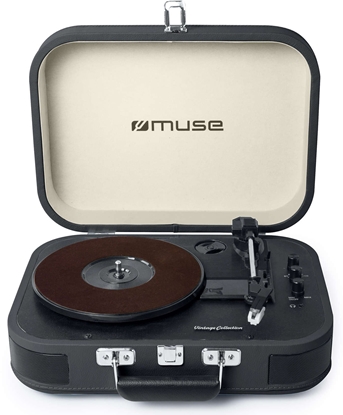 Picture of Muse Turntable Stereo System MT-201 DG USB port, AUX in, 2x5 W, Black/Cream