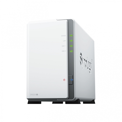 Attēls no NAS STORAGE TOWER 2BAY/NO HDD USB3 DS223J SYNOLOGY
