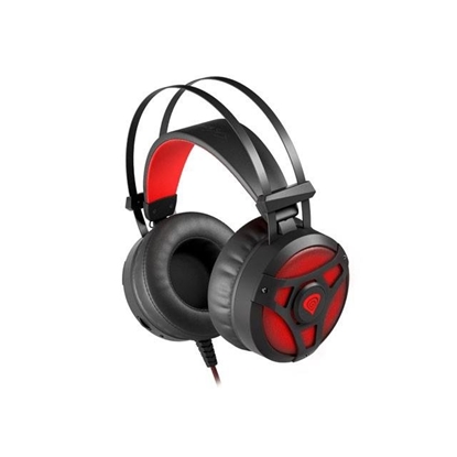 Изображение Natec Genesis Neon 360 Gaming Headphones With Microphone / LED / Vibration / Black-Red