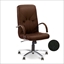Attēls no Biroja krēsls NOWY STYL MANAGER STEEL Chrome melna āda SP-A