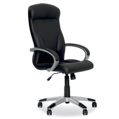 Picture of NOWY STYL Biroja krēsls   RIGA melns ādas aizvietotājs ECO30