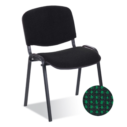 Attēls no NOWY STYL Krēsls   ISO BLACK C-32, melns ar zaļu