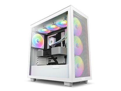 Picture of Obudowa H7 Flow RGB z oknem Biała 
