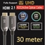 Picture of Optiskais savienotājvads Ultra High Speed HDMI 2.1 Optical Fiber Cable 30m , 8K@60, 4K@120, 48 Gbps