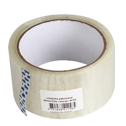 Attēls no Pakošanas līmlenta 48mm*53m, caurspīdīga,akrila