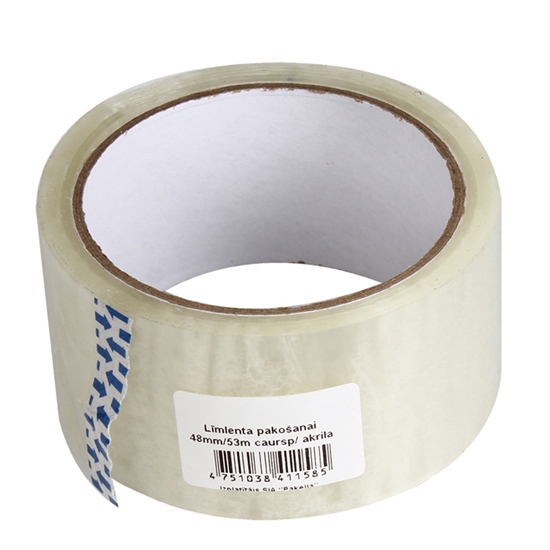 Picture of Pakošanas līmlenta 48mm*53m, caurspīdīga,akrila