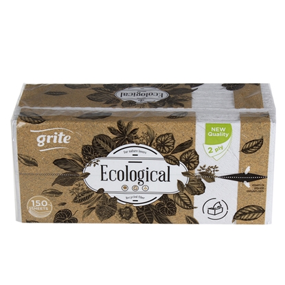 Attēls no Pap.dvieļi Grite Ecological 150gab. 2slāņi