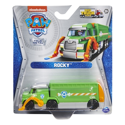 Изображение PAW Patrol , True Metal Rocky Collectible Die-Cast Toy Trucks, Big Truck Pups Series 1:55 Scale, Kids Toys for Ages 3 and up