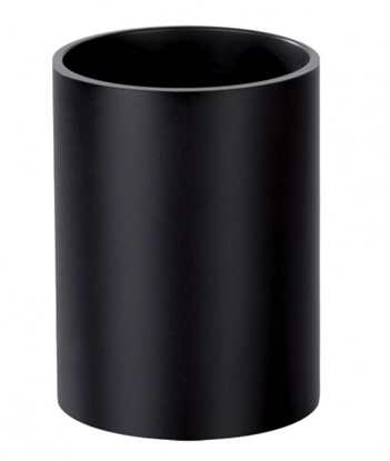Picture of Pencil case Forpus, round, black, empty 1005-020