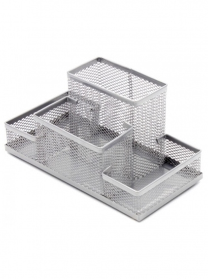 Picture of Pencil case Forpus, silver, empty, 4, perforated metal 1005-013