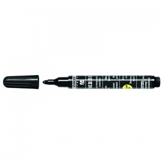 Picture of Permanent marker STANGER 235, 1-3 mm, Bullet tip, Black 1213-500 1 pcs.