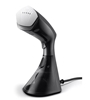 Picture of Philips 8000 Series Handheld Steamer with brush GC800/80 1600W, 230ml water tank, heated plate,  2-in-1 vertical and horizontal steaming function, Anti Calc Technology, Black and Silver