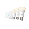 Picture of Philips Hue White Starter kit: 3 E27 smart bulbs (1100) + dimmer switch