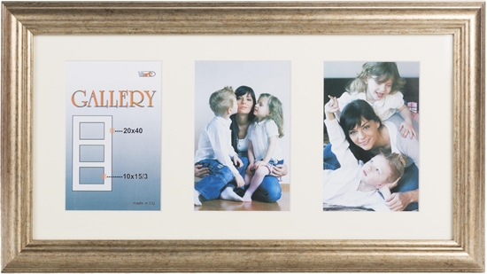 Picture of Photo frame Ema Gallery 20x40/3/10x15, bronze (VF3968)