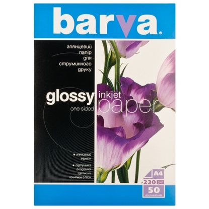Picture of Photo paper Barva Glossy 230 g/m², A4, 50 sheets