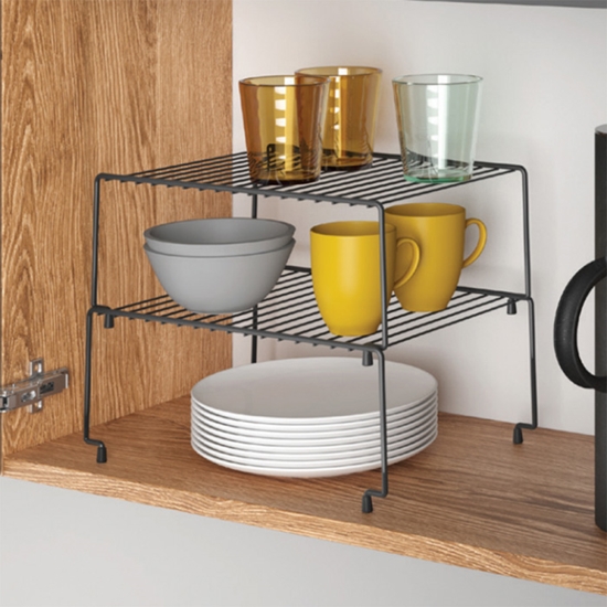 Picture of Plaukts garšvielām Lava 33x23x13cm, 2-stāvi melns