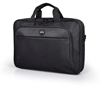 Picture of PORT DESIGNS HANOI II CLAMSHELL 13/14 Briefcase, Black | PORT DESIGNS | Fits up to size  " | Laptop case | HANOI II Clamshell | Notebook | Black | Shoulder strap