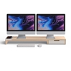 Picture of POUT EYES9 - All-in-one wireless charging & hub station for dual monitors, Deep White