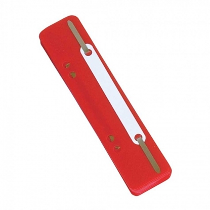 Picture of Project File binding clip, red (25vnt.) 0824-003